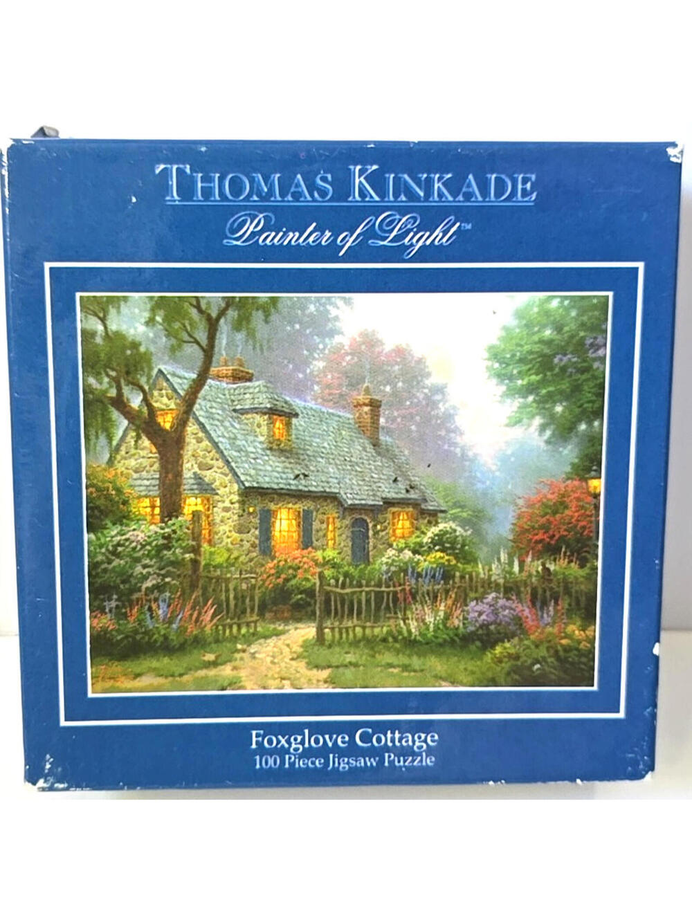 Ceaco Thomas Kinkade Foxglove Cottage 100pc 2001